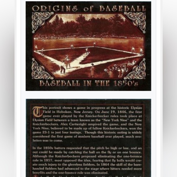 Origins Of Baseball 1744-1899 American Archives Pub. 100 Cards New - Picture 9 of 9